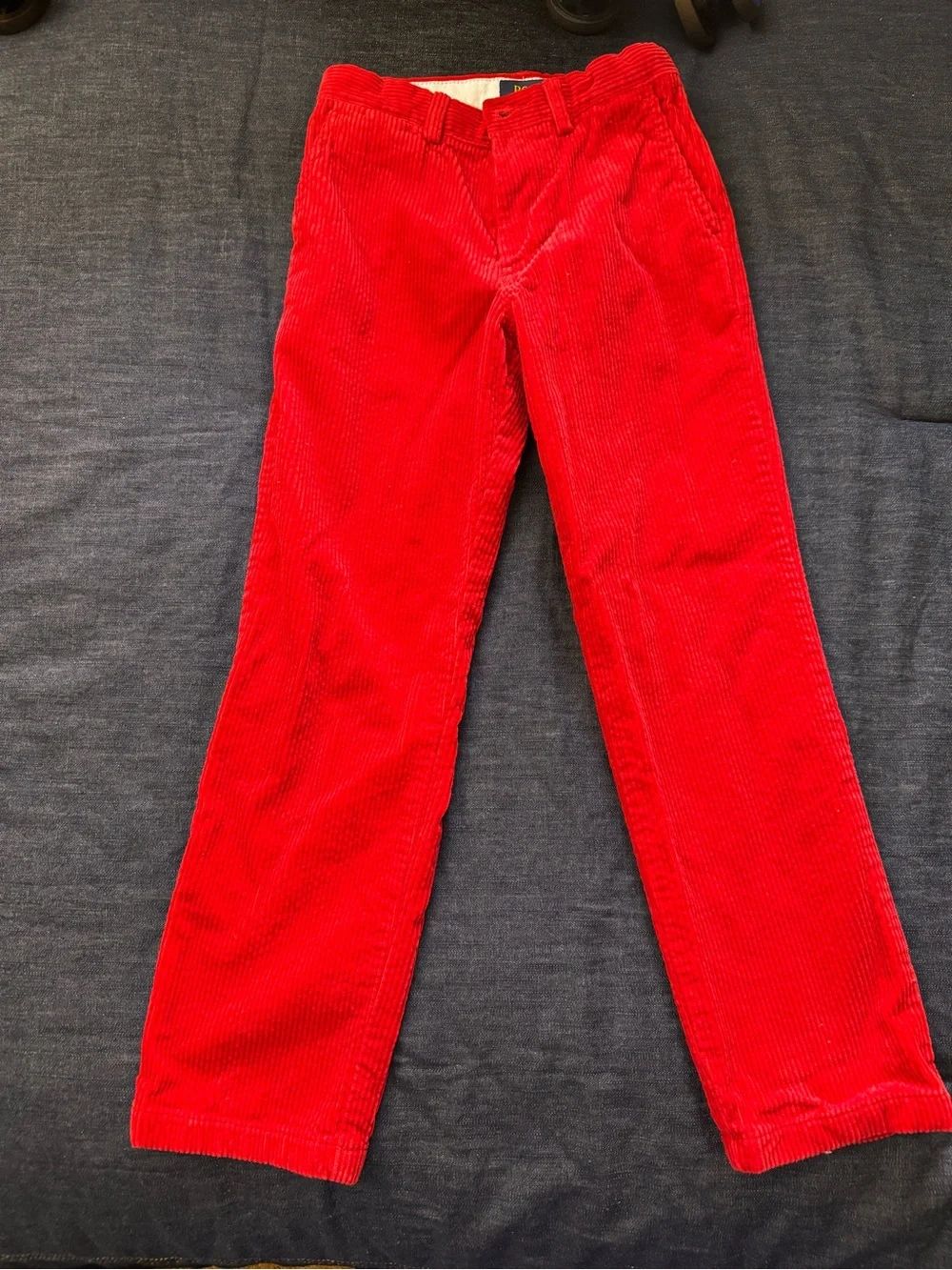 Boys Red Corduroy Pants (size 5)